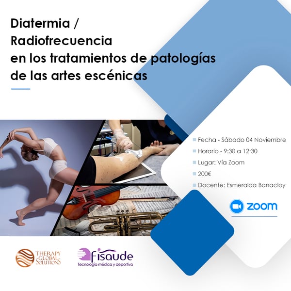 RADIOFREQUENZ DIATERMIE IN DER BEHANDLUNG VON PATHOLOGIEN DER DARSTELLENDEN KÜNSTE - VIA ZOOM - 11-04-2023